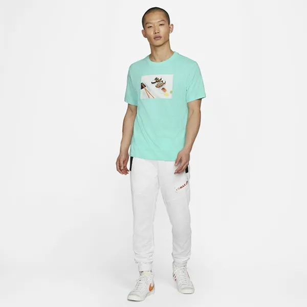 Áo Thun Nam Nike Men's Sportswear T-Shirt DD1327-307 Màu Xanh Ngọc Size S - Thời trang - Vua Hàng Hiệu