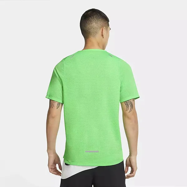 Áo Thun Nam Nike Running Men's Short Sleeve T-Shirt DA1489-300 Màu Xanh Lá Size S