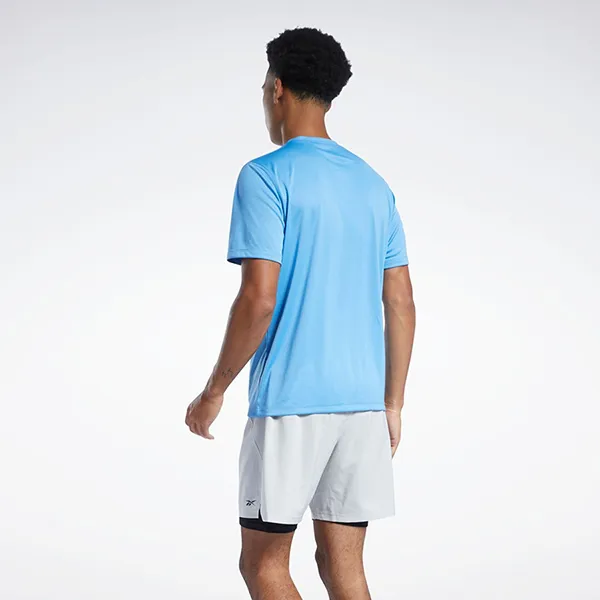 Áo Thun Nam Reebok Re Basic Ss T-Shirt HA9087 Màu Xanh Blue Size M