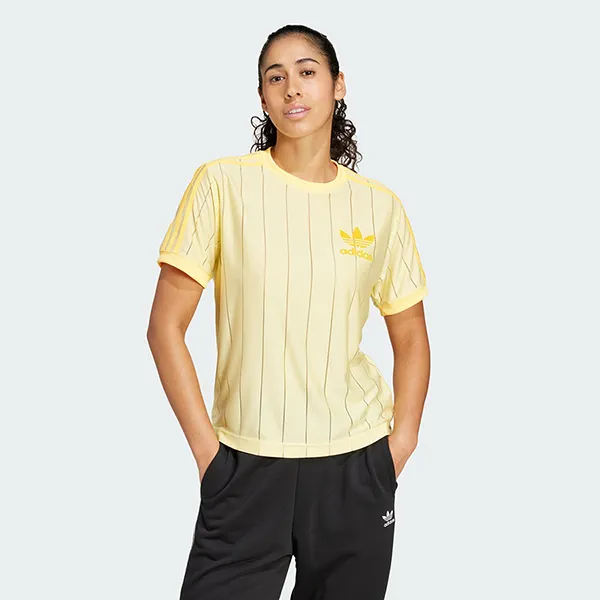 Áo Thun Nữ Adidas 3 Stripes T-Shirt IT9869 Màu Vàng Size XL - Thời trang - Vua Hàng Hiệu