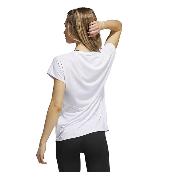 Áo Thun Nữ Adidas 3-Stripes Training Short Sleeve T-Shirt HF1575 Màu Trắng Size XL - Thời trang - Vua Hàng Hiệu