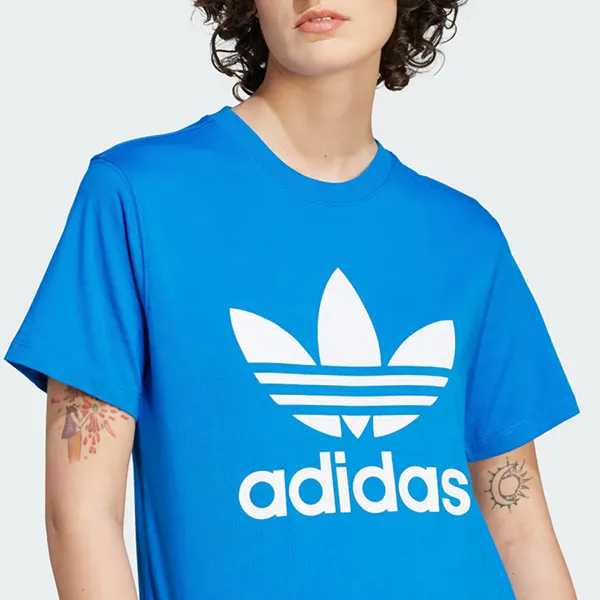 Áo Thun Nữ Adidas Ba Lá Classics Adicolor IK4037 Màu Xanh Da Trời - Thời trang - Vua Hàng Hiệu