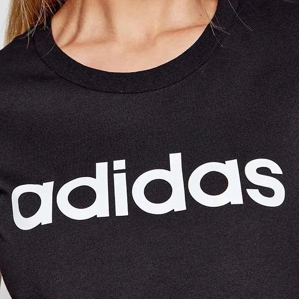 Áo Thun Nữ Adidas Essentials Linear T-Shirt DP2361 Màu Đen Size M - Thời trang - Vua Hàng Hiệu