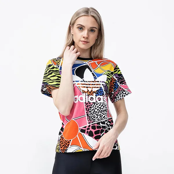 Áo Thun Nữ Adidas Rich Mnisi Tee T-Shirt HC4464 Phối Màu Size S