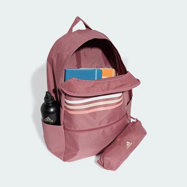 Balo Adidas Classic 3-Stripes Backpack Backpack IZ1897 Màu Hồng - Túi xách - Vua Hàng Hiệu
