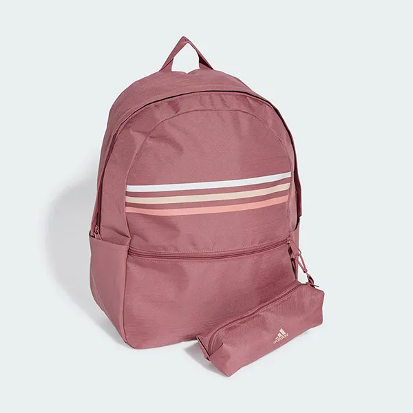 Balo Adidas Classic 3-Stripes Backpack Backpack IZ1897 Màu Hồng - Túi xách - Vua Hàng Hiệu