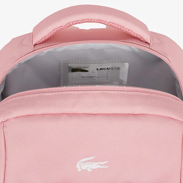 Balo Lacoste Trẻ Em NH4317PF M30 Màu Hồng Caro - Túi xách - Vua Hàng Hiệu