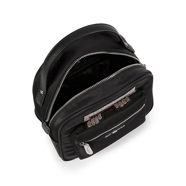 Balo Nữ Karl Lagerfeld Paris Women's Black Amour Logo Backpack Màu Đen