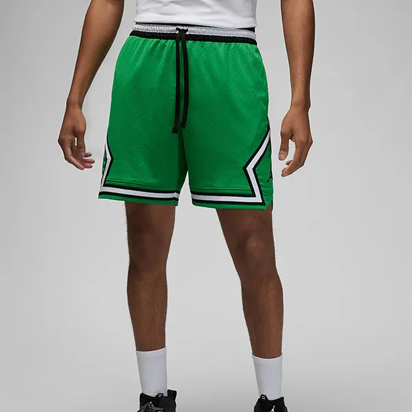 Bộ Quần Áo Cộc Tay Nam Nike Air Jordan Stretch Logo DV1445-310/DX1487-310 Màu Xanh Lá Size L