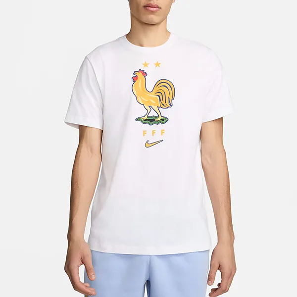 Bộ Quần Áo Cộc Tay Nam Nike FFF Football FV8583-100/FZ5945-121 Màu Trắng Xanh Size L - Thời trang - Vua Hàng Hiệu