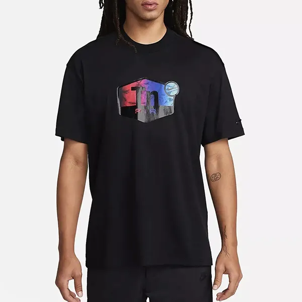 Bộ Quần Áo Cộc Tay Nam Nike Black Tuned FV0067-010/DV9631-010 Màu Đen Size XS - Thời trang - Vua Hàng Hiệu