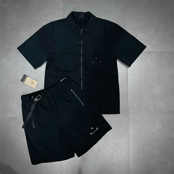 Bộ Quần Áo Cộc Tay Nam Nike Jordan Sport Màu Đen Size S