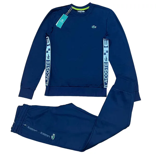 Bộ Quần Áo Nỉ Nam Lacoste Men's Sport Màu Xanh Navy Size 4