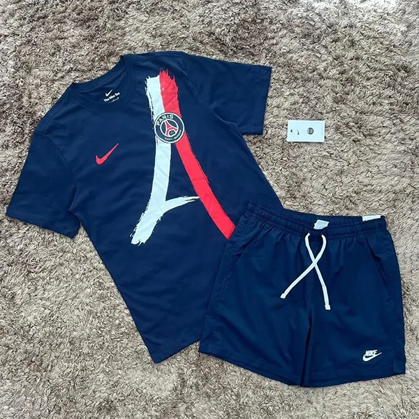 Bộ Thể Thao Nam Nike Football Paris Saint-Germain Away HF0826-410/AR2383-410 Màu Xanh Navy Size S