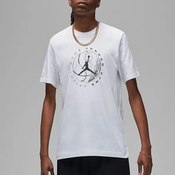 Bộ Thể Thao Nam Nike Jordan Dri-Fit Dome Sport Graphic DX9601-100/DZ4123-010 Màu Đen Trắng Size S