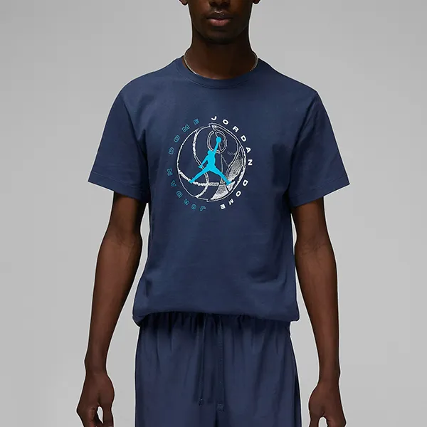 Bộ Thể Thao Nam Nike Jordan Dri-Fit Sport Graphic DX9601-410/DZ0569-410 Màu Xanh Navy Size S (Form Á)