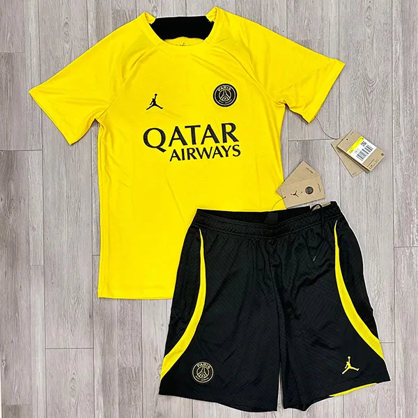 Bộ Thể Thao Nam Nike Jordan PSG Dri-Fi DR4906-720/DR3980-010 Màu Vàng Đen Size L