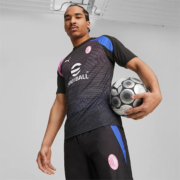 Bộ Thể Thao Nam Puma AC Milan Football Màu Đen Size S - Thời trang - Vua Hàng Hiệu