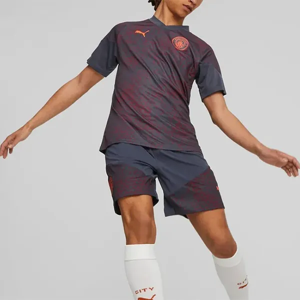 Bộ Thể Thao Nam Puma Manchester City Soccer 772855-16 Màu Xám Phối Đỏ Size M - Thời trang - Vua Hàng Hiệu