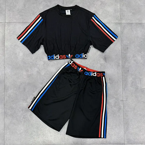 Bộ Thể Thao Nữ Adidas Originals Tea Primeblue Fashion GN2932/GN2934 Màu Đen (Form Âu) Size XS