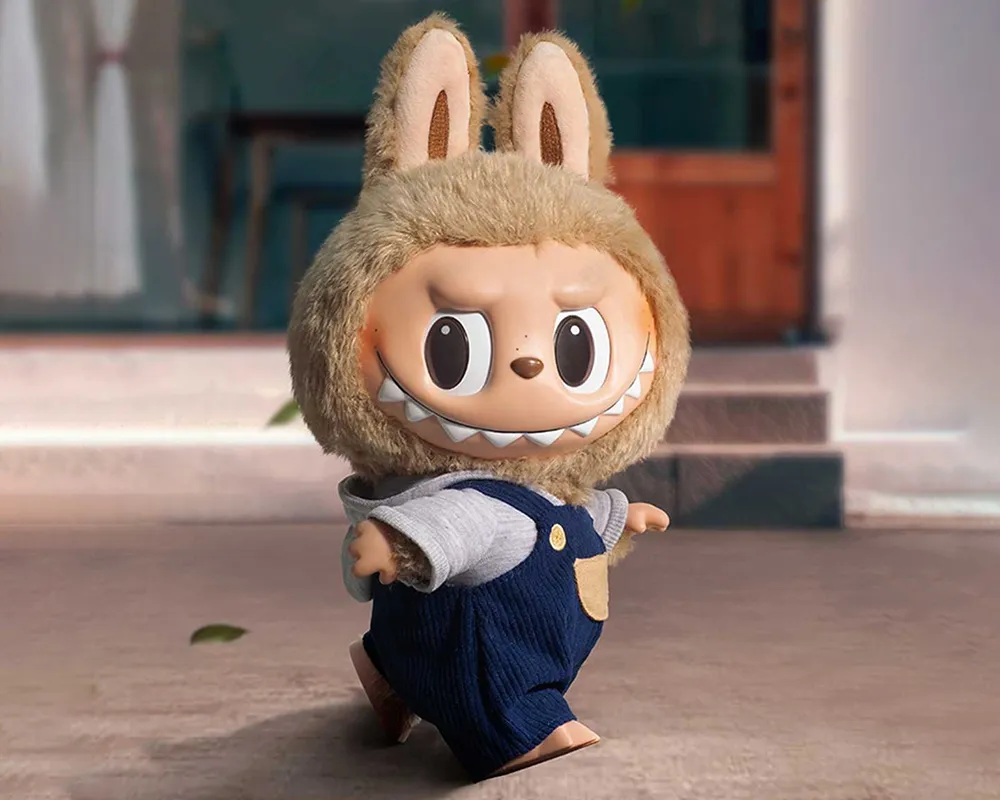 Búp Bê Pop Mart Labubu Time To Chill Vinyl Plush Màu Xanh - Đồ chơi mô hình - Vua Hàng Hiệu