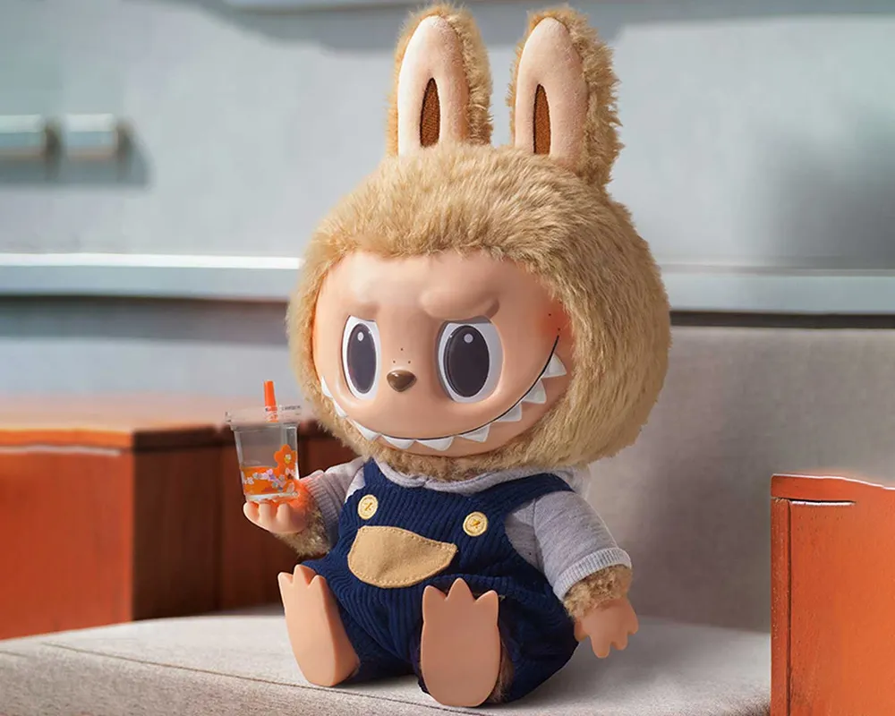 Búp Bê Pop Mart Labubu Time To Chill Vinyl Plush Màu Xanh - Đồ chơi mô hình - Vua Hàng Hiệu