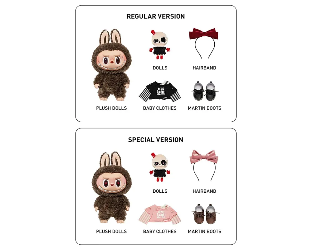 Búp Bê Pop Mart Labubu The Monsters Catch Me If You Like Blind Box Màu Đen Hoặc Hồng Ngẫu Nhiên - Đồ chơi mô hình - Vua Hàng Hiệu