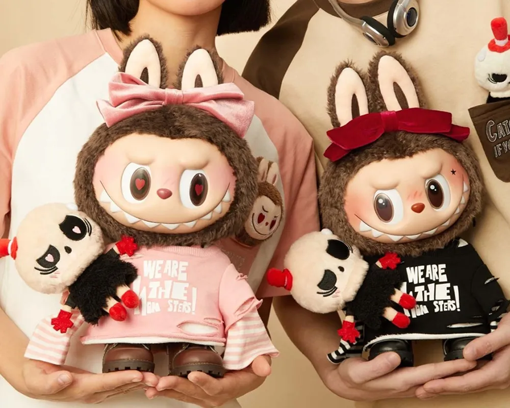 Búp Bê Pop Mart Labubu The Monsters Catch Me If You Like Blind Box Màu Đen Hoặc Hồng Ngẫu Nhiên - Đồ chơi mô hình - Vua Hàng Hiệu