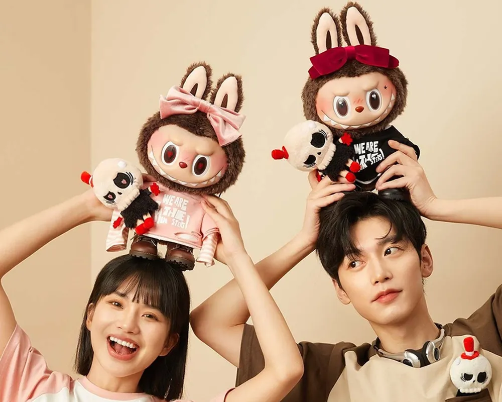 Búp Bê Pop Mart Labubu The Monsters Catch Me If You Like Blind Box Màu Đen Hoặc Hồng Ngẫu Nhiên - Đồ chơi mô hình - Vua Hàng Hiệu
