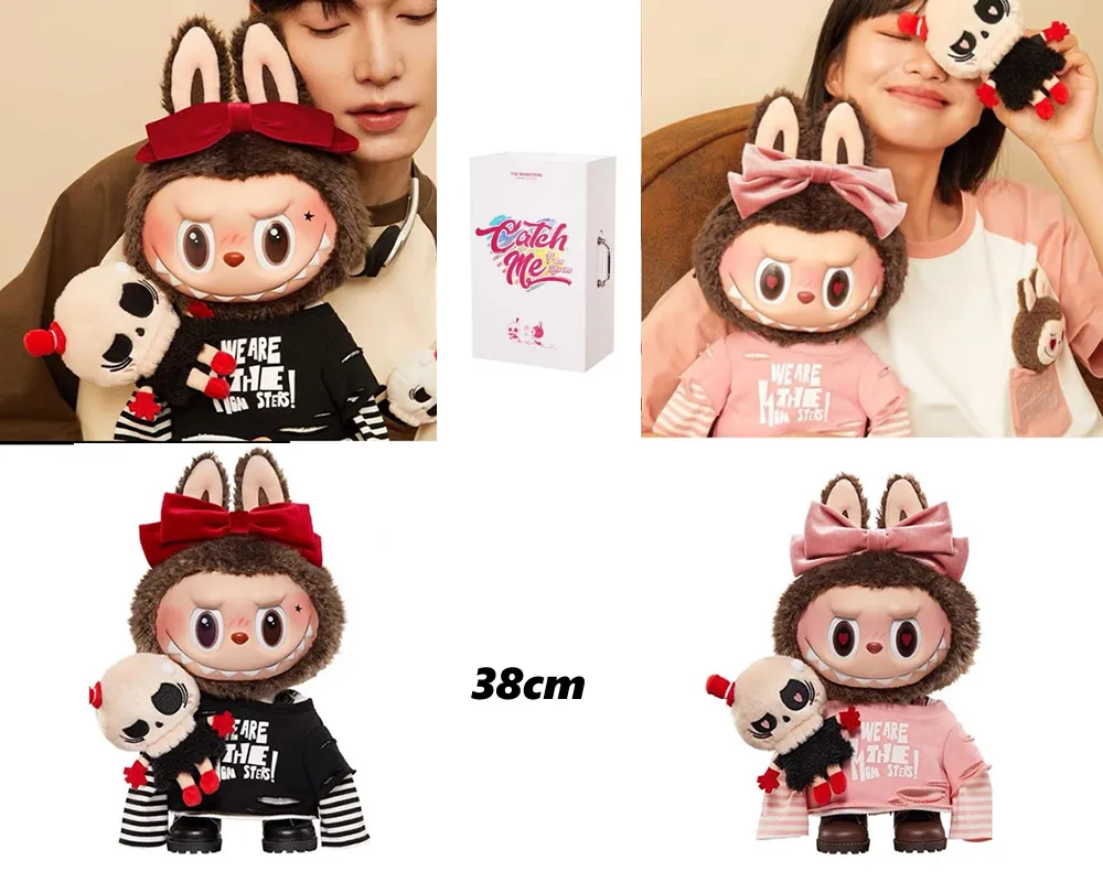 Búp Bê Pop Mart Labubu The Monsters Catch Me If You Like Blind Box Màu Đen Hoặc Hồng Ngẫu Nhiên - Đồ chơi mô hình - Vua Hàng Hiệu
