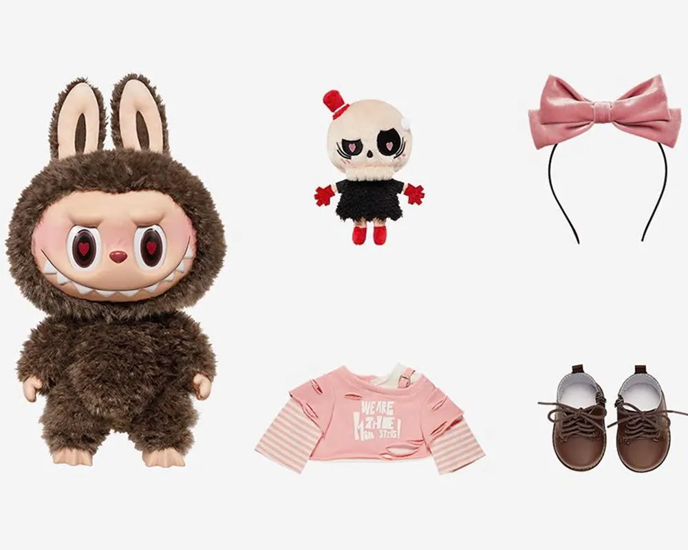 Búp Bê Pop Mart Labubu The Monsters Catch Me If You Like Me Series Gift Box Màu Hồng