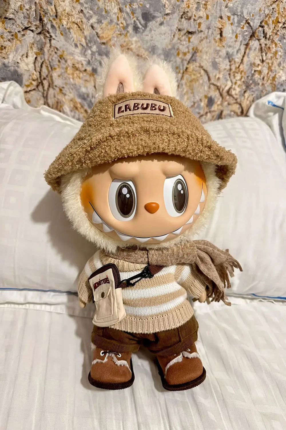 Búp Bê Pop Mart The Monsters Dress Be Latte Vinyl Plush Doll Màu Nâu - Đồ chơi mô hình - Vua Hàng Hiệu