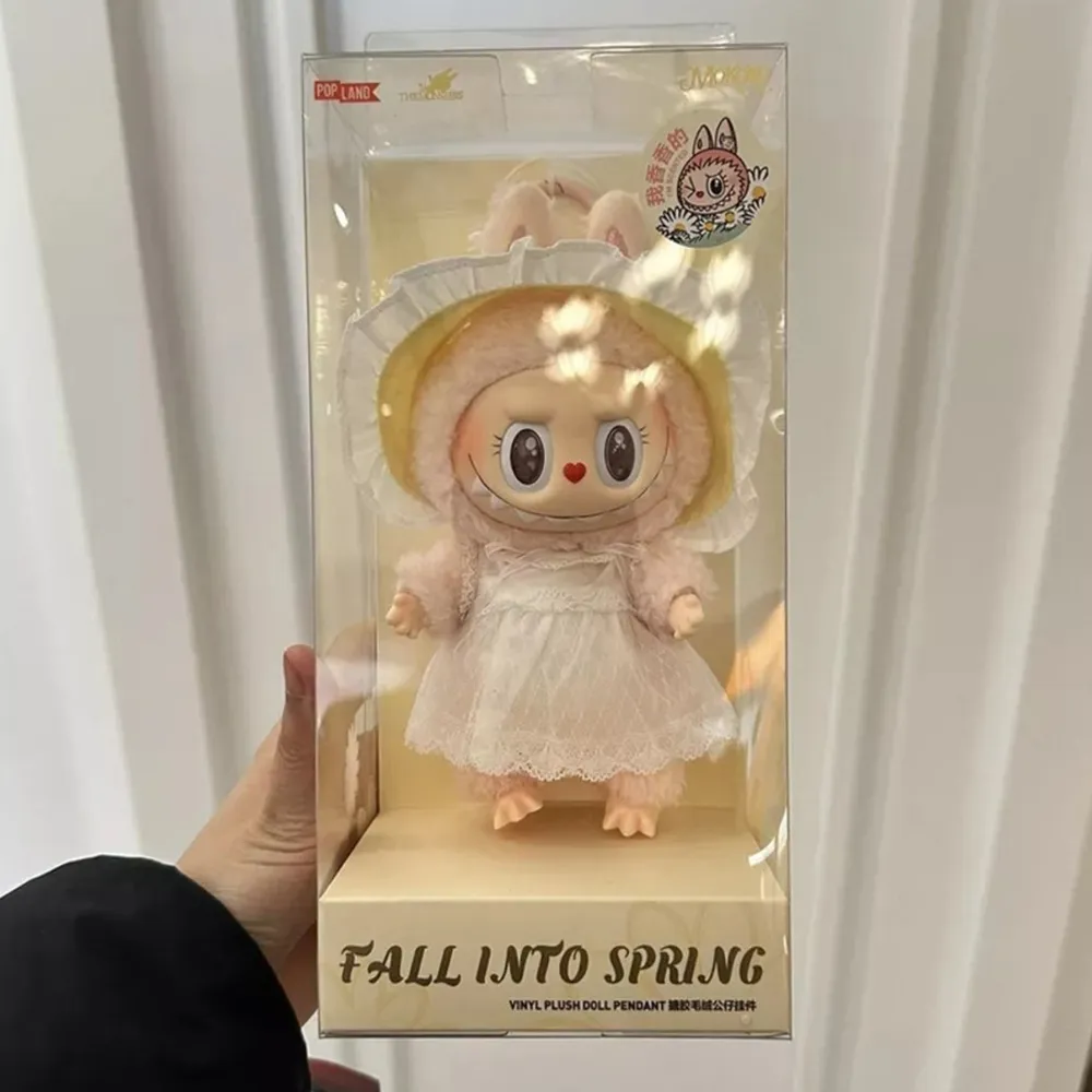 Búp Bê Pop Mart The Monsters Mokoko Fall Into Spring V2 Màu Hồng Trắng