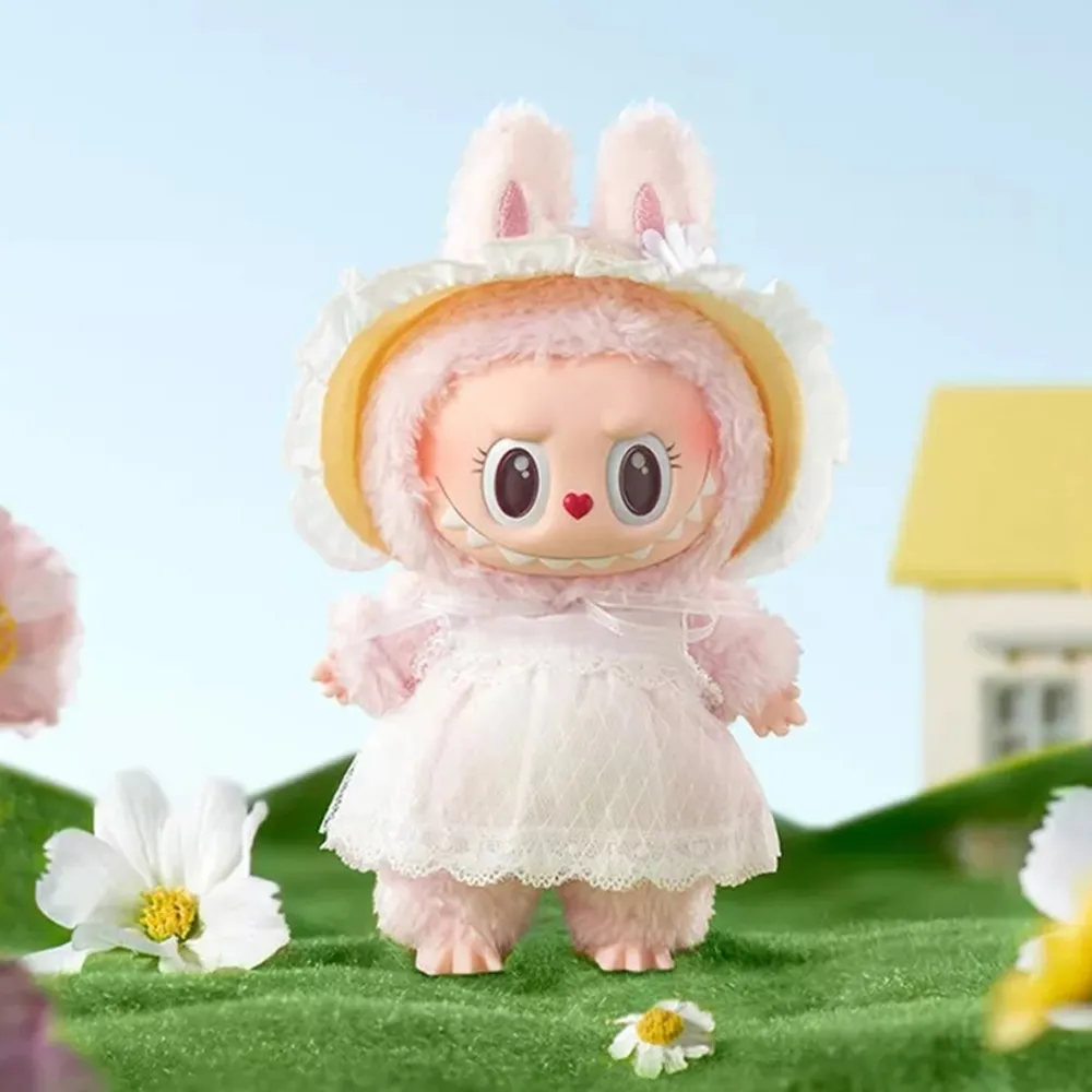 Búp Bê Pop Mart The Monsters Mokoko Fall Into Spring V2 Màu Hồng Trắng
