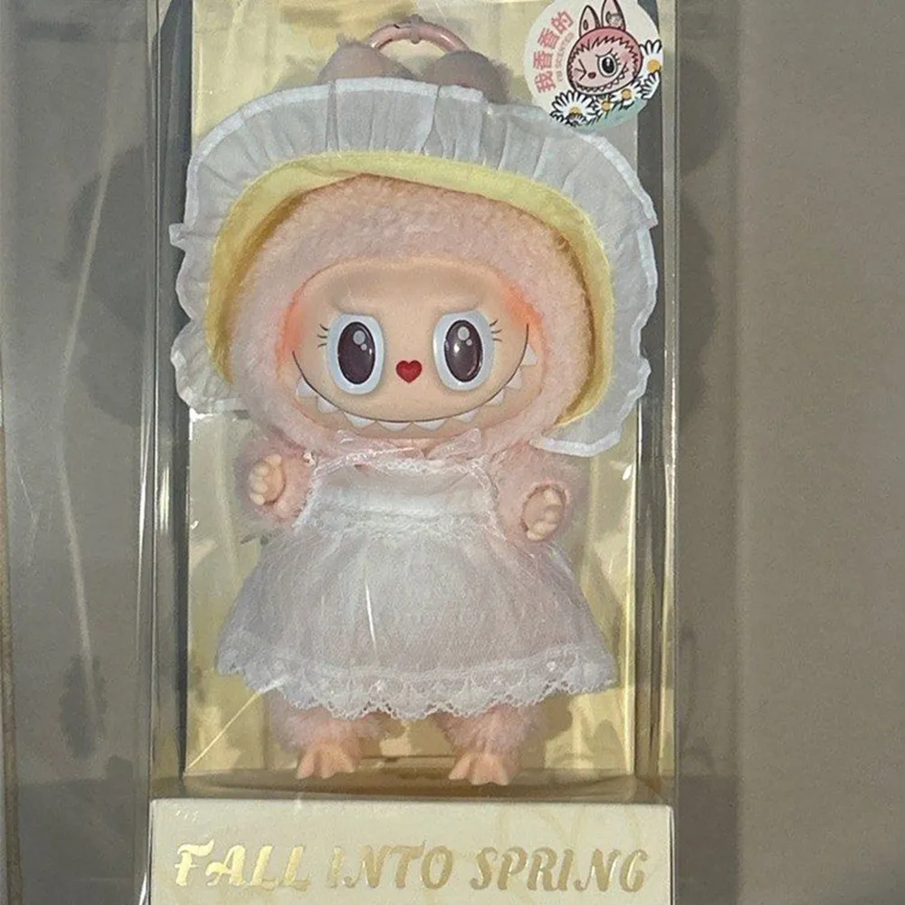 Búp Bê Pop Mart The Monsters Mokoko Fall Into Spring V2 Màu Hồng Trắng