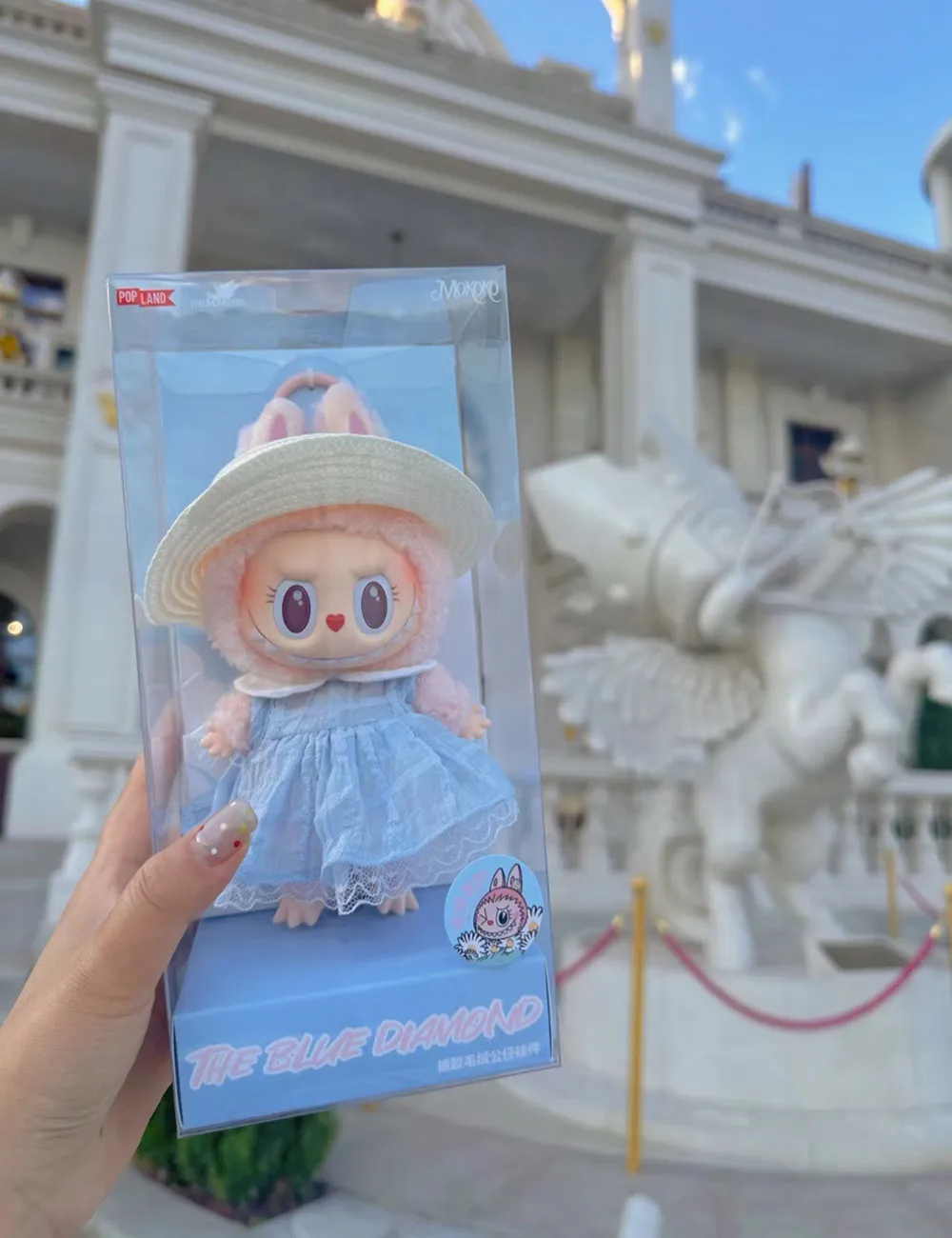 Búp Bê Pop Mart The Monsters Mokoko V3 The Blue Diamond 17cm Màu Xanh - Đồ chơi mô hình - Vua Hàng Hiệu