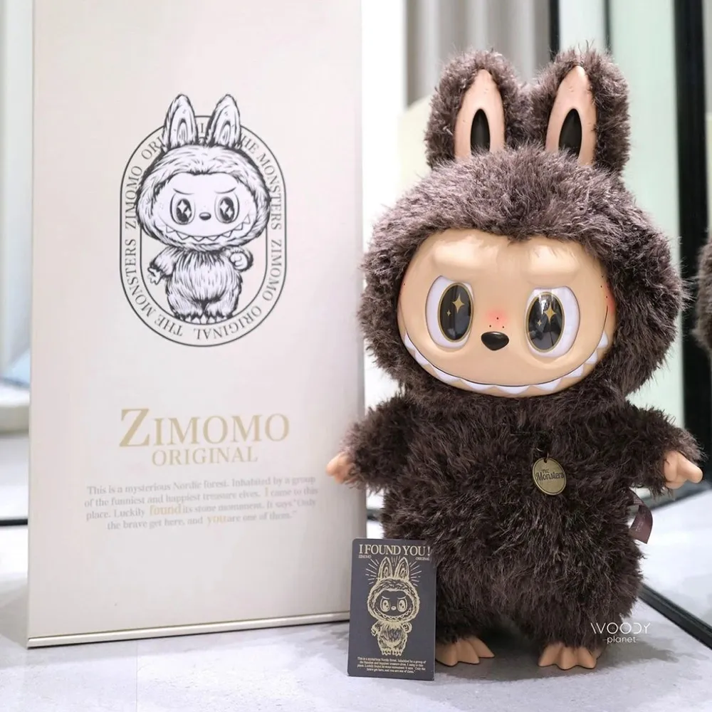 Búp Bê Pop Mart The Monsters Zimomo I Found You Vinyl Face Doll Màu Nâu