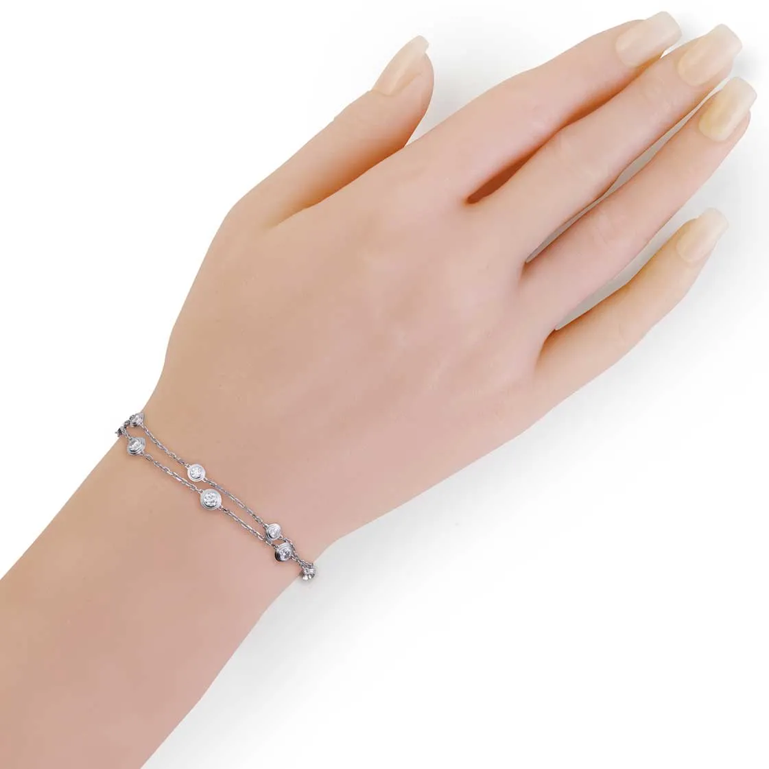 Vòng Tay Cartier Diamants Légers