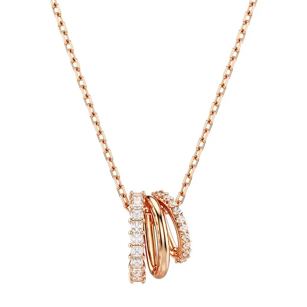Dây Chuyền Nữ Swarovski Rose Gold Hyperbola Pendant 5701494 Màu Vàng Hồng
