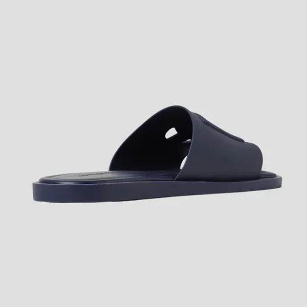 Dép Nam Dolce & Gabbana D&G Rubber With Logo Slide CS2215AN994 8H665 Màu Xanh Navy Size 41 - Dép - Vua Hàng Hiệu