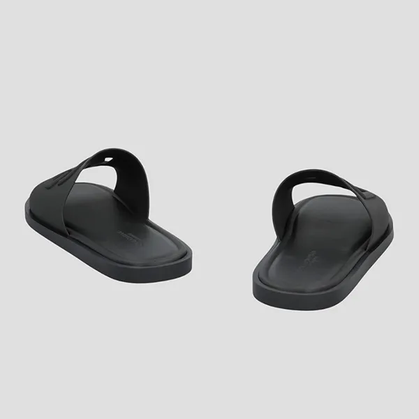 Dép Nam Dolce & Gabbana D&G Rubber With Logo Slide CS2215 AN994 80999 Màu Đen Size 40