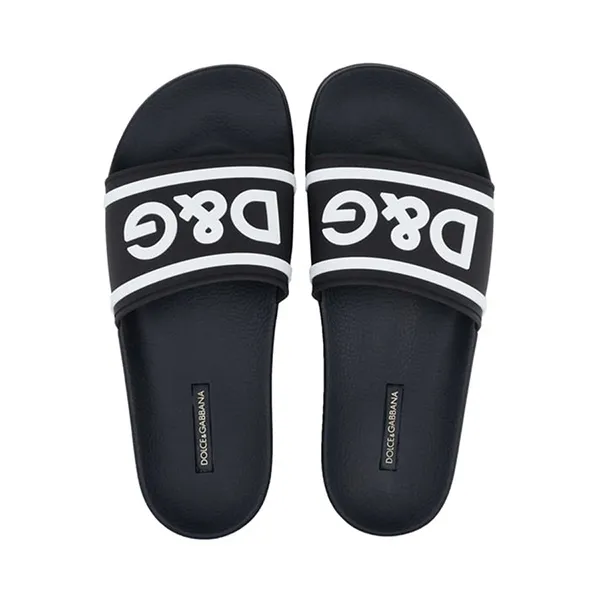 Dép Dolce & Gabbana D&G Slide CS1732 B9L73 8B939 Màu Đen Size 41