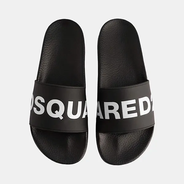Dép Nam Dsquared2 FFM0101 17200001 M063 Màu Đen Size 40 - Dép - Vua Hàng Hiệu