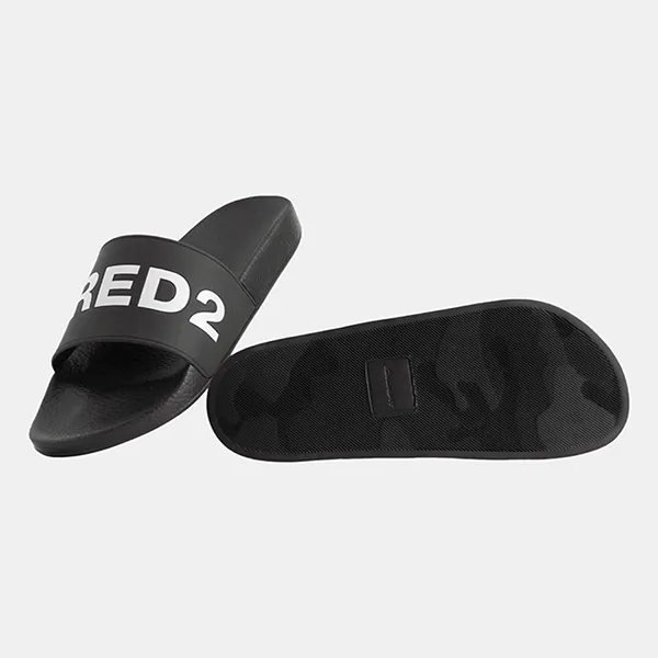 Dép Nam Dsquared2 FFM0101 17200001 M063 Màu Đen Size 40 - Dép - Vua Hàng Hiệu