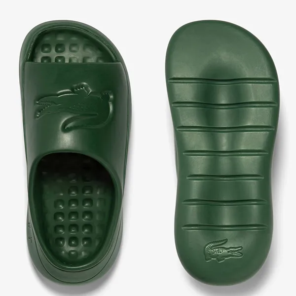 Dép Nam Lacoste Croco 3.0 Synthetic Slides Dark Green 45CMA0004 DG2 Màu Xanh Đậm Size 40.5 - Dép - Vua Hàng Hiệu