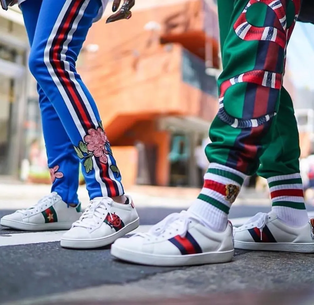 Giày Gucci Ace Sneakers trắng