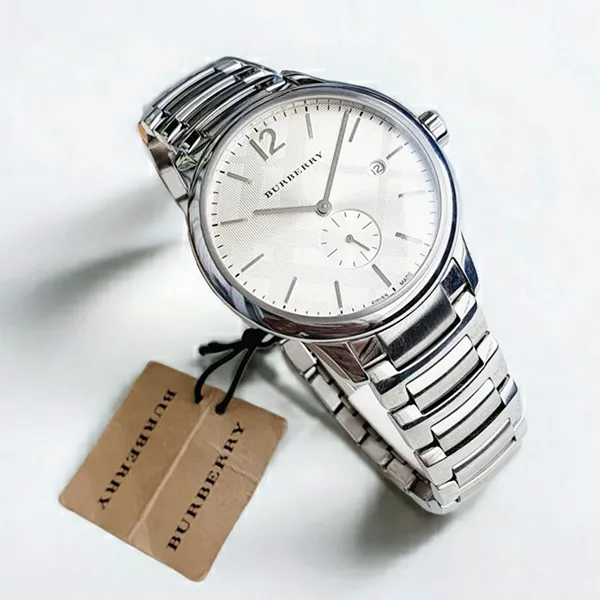 Đồng Hồ Nam Burberry The Classic Round BU10004 Màu Bạc