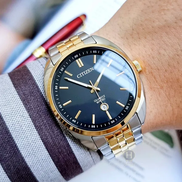 Đồng Hồ Nam Citizen BI5094-59E Màu Đen Vàng