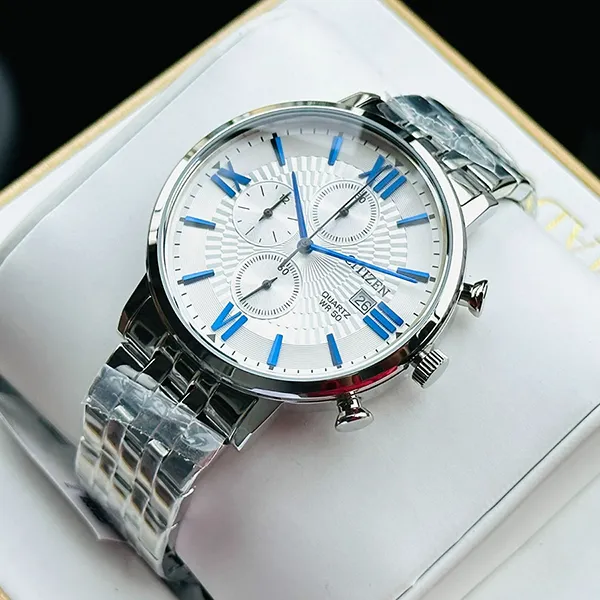 Đồng Hồ Nam Citizen Chronograph AN3610-71A Màu Bạc Trắng