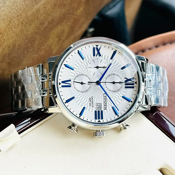Đồng Hồ Nam Citizen Chronograph AN3610-71A Màu Bạc Trắng